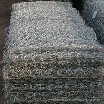 rostfreier Stahl / galvanisierte / Galfan PVC beschichtete Gabions-Kasten / Korb, Steinkäfig